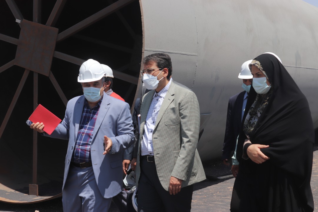 بازدید دکتر محمد رضوانی فر از شرکت فرآورده های نسوز ایران