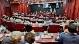 نشست تخصصی دکتر رضوانی فر معاون وزیر اقتصاد و رئیس کل گمرک ایران با اعضای اتاق بازرگانی، صنایع، معادن و کشاورزی تهران با هدف بررسی مشکلات حوزه تجارت خارجی و امور گمرکی 