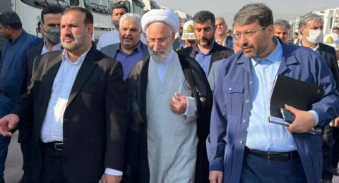 بازدید حجت‌الاسلام والمسلمین موحدی‌ آزاد دادستان کل کشور بهمراه دکتر محمد رضوانی فر رئیس کل گمرک از گمرک تهران